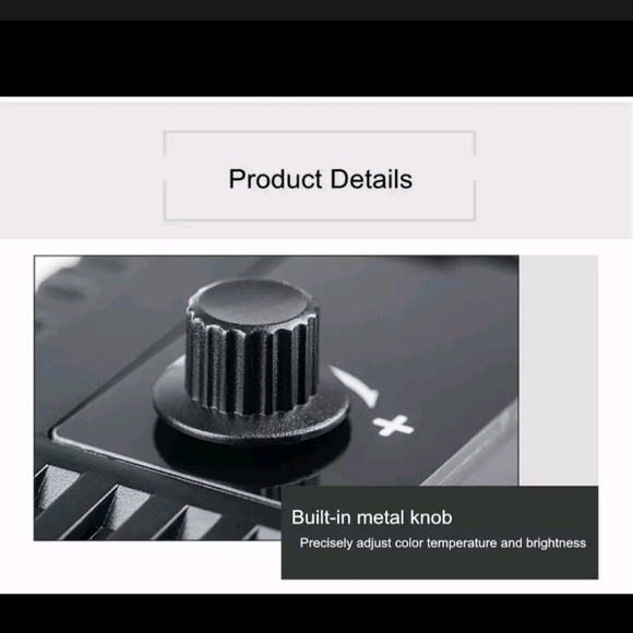 NEW In box Viltrox LED Video Light Kit 3300k-5600k Bi-Color Dimmable Light Panel - Picture 12 of 17